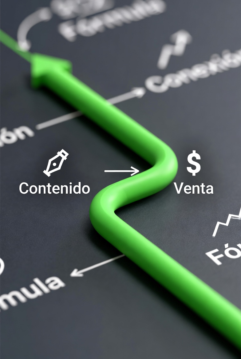 Persona levantando los brazos en señal de éxito con una laptop